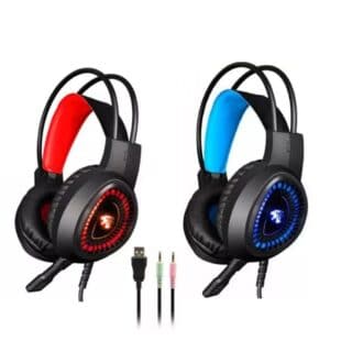 LUNAR – G-10 – Gaming Headphone With LED Light Effect With Adjustable Mic – FOR PC
