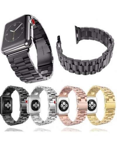 44mm Smart Watch Rolex Chain Strap & 3-Links Bracelet 38/40mm & 42/44mm- Stainless Steel