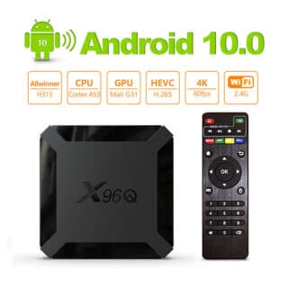 Android Tv Box X96Q 4k Quad-Core 4GB 64GB Android Ver.10
